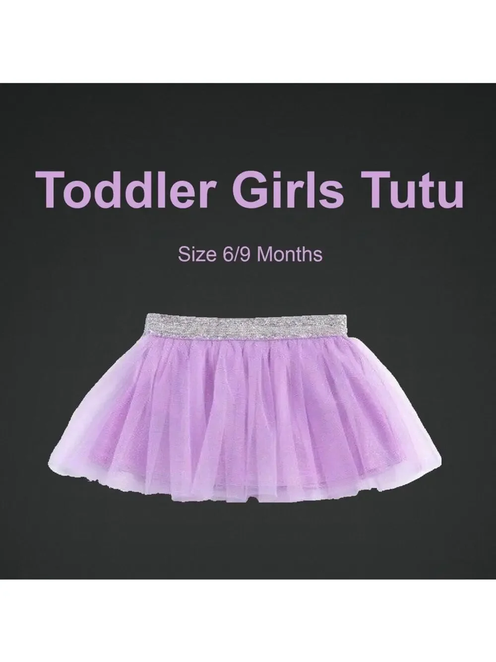 Purple Toddler girls Tutu size 6/9 months
